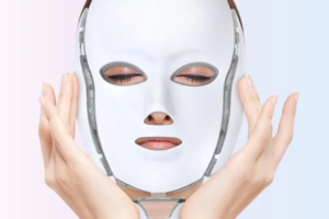 Masque LED pour soin du visage.